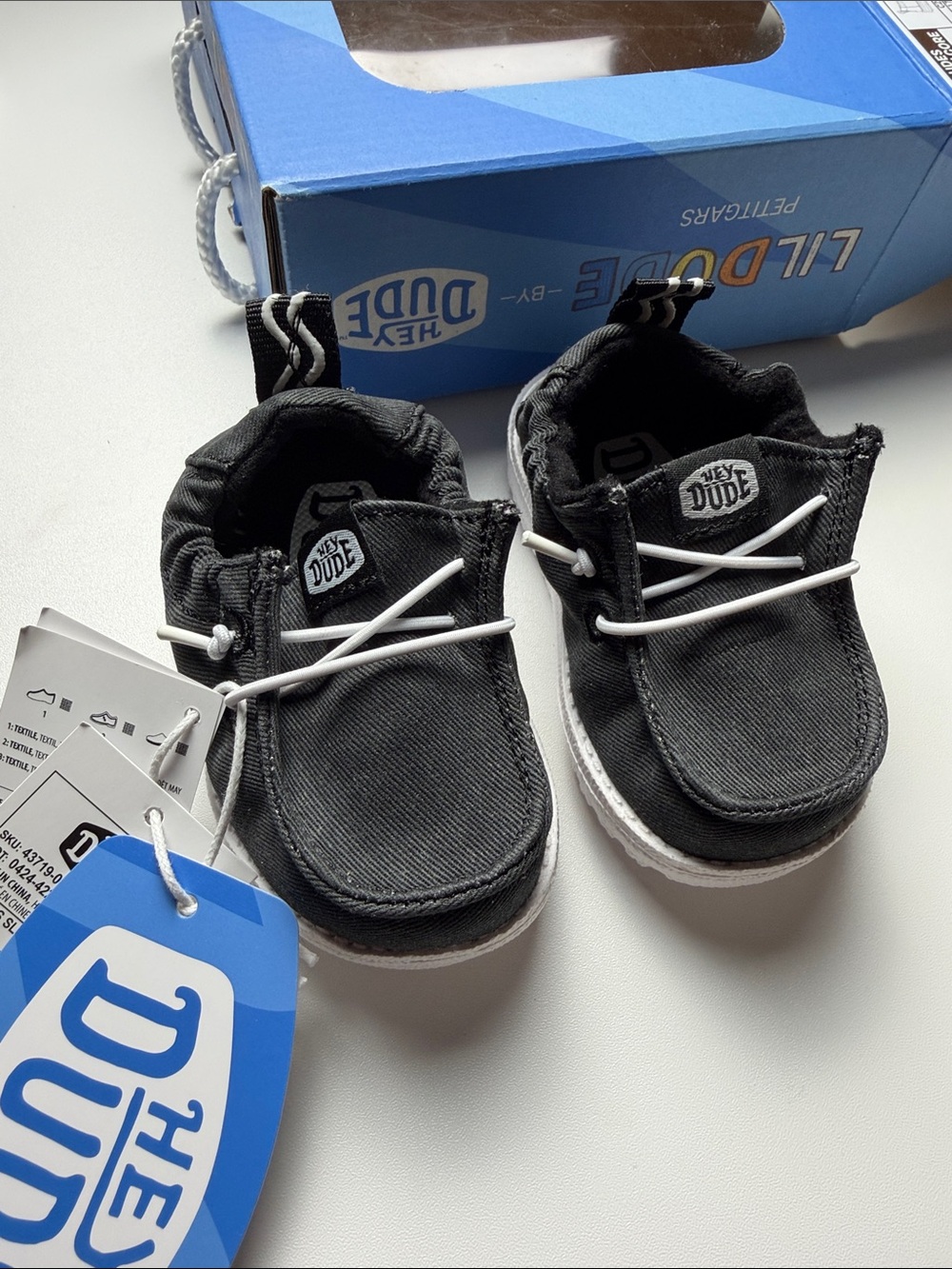 Hey Dude LILDUDE Slip On Core Black C2 - Picture 4 of 5